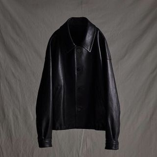 【LIDNM】LEATHER SHORT BLOUSON(レザージャケット)