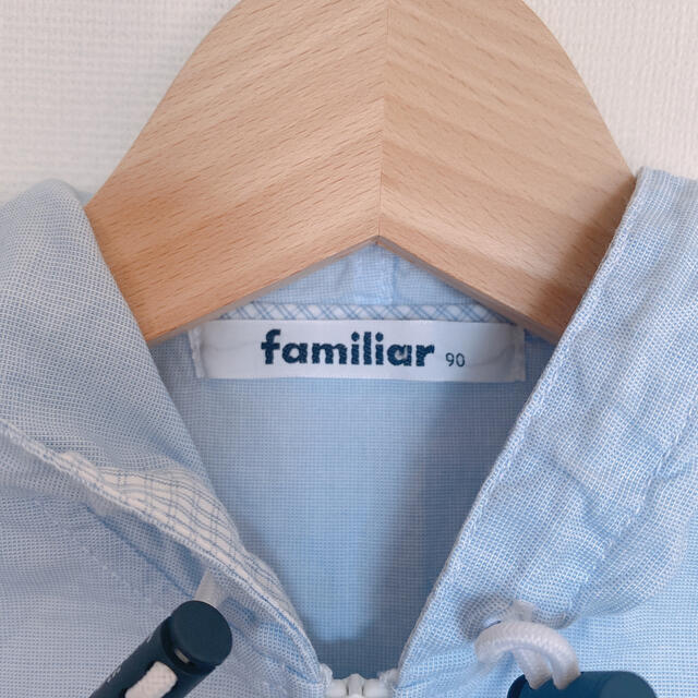 familiar(ファミリア)のほぼ未使用　ファミリア　familiar 90 上着　ジャンパー　長袖　 キッズ/ベビー/マタニティのキッズ服男の子用(90cm~)(ジャケット/上着)の商品写真