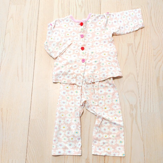女の子 パジャマ 90 ベビー 花柄 ピンク 半袖 腹巻き付の通販 By みみっこ ラクマ
