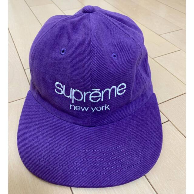 supreme キャップ　紫