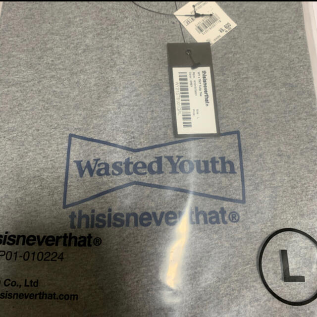 wasted youth x thisisneverthat グレーT Lサイズ