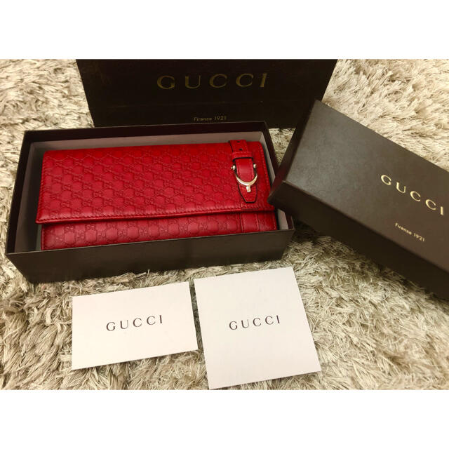 Gucci - GUCCI グッチ 長財布 グッチシマレザー 未使用品