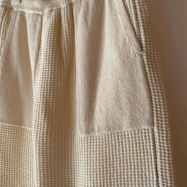 45rpm(フォーティーファイブアールピーエム)のパラスパレス　コットンリネン　スカート　美品 レディースのスカート(ひざ丈スカート)の商品写真