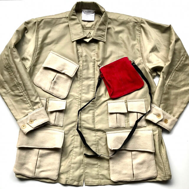 DIGAWEL(ディガウェル)のDIGAWEL POCKET SHIRT JACKET BEIGE メンズのジャケット/アウター(その他)の商品写真