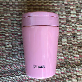 タイガー(TIGER)のタイガー 魔法瓶 スープ ジャー 380ml クリーム ピンク(タンブラー)