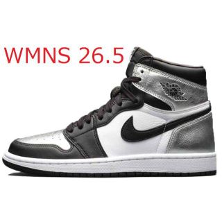 ナイキ(NIKE)のNIKE WMNS AIR JORDAN 1 SILVER TOE 26.5(スニーカー)