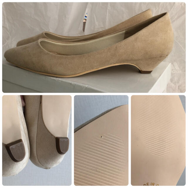 SESTO ポインテッドトゥ パンプス ローヒール ３Ｌ レディースの靴/シューズ(ハイヒール/パンプス)の商品写真