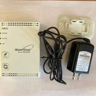 エヌイーシー(NEC)のNEC Wi-Fiルーター　WARPSTAR AtemWR4100N(PC周辺機器)