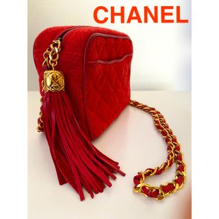 シャネル(CHANEL)のCHANEL ヴィンテージツイードマトラッセチェーンショルダーバッグ(ショルダーバッグ)