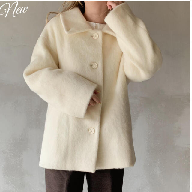 TODAYFUL(トゥデイフル)の【新品・未使用】Vennparm mohair cocoon coat レディースのジャケット/アウター(その他)の商品写真