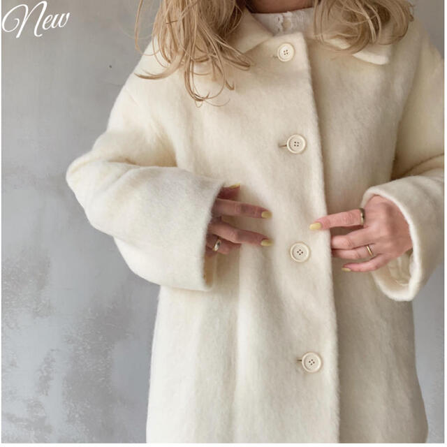 TODAYFUL(トゥデイフル)の【新品・未使用】Vennparm mohair cocoon coat レディースのジャケット/アウター(その他)の商品写真