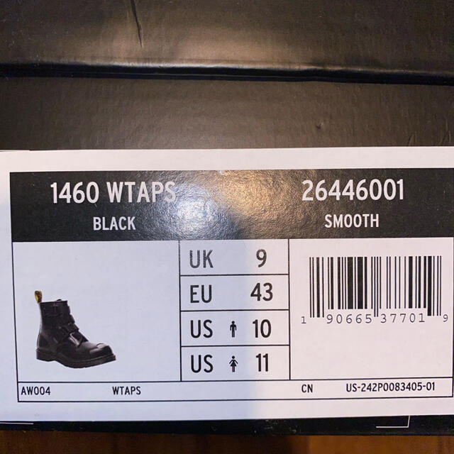 WTAPS　Dr.Martens UK9 US10