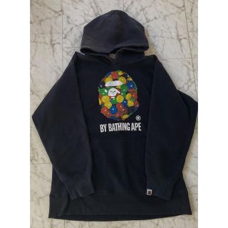 アベイシングエイプ(A BATHING APE)の値下げ！エイプ　APE パーカー　Ｌサイズ(パーカー)