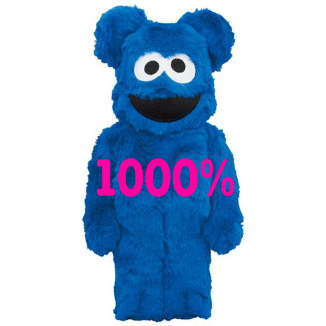 MEDICOM TOY(メディコムトイ)のBE@RBRICK COOKIE MONSTER Costume 1000％ エンタメ/ホビーのフィギュア(その他)の商品写真