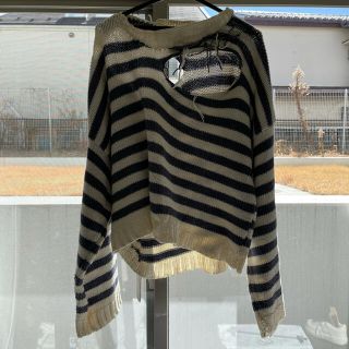 コムデギャルソンオムプリュス(COMME des GARCONS HOMME PLUS)のCharles Jeffrey LOVERBOY スラッシャーニット(ニット/セーター)