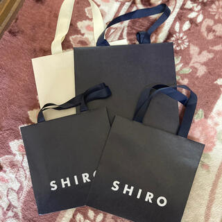 シロ(shiro)のshiro ショッパー袋 4つセット(ショップ袋)