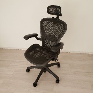 ハーマンミラー(Herman Miller)の【YUさん専用】ハーマンミラー・アーロンチェア　ランバーサポート　サイズB(デスクチェア)