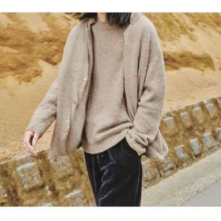 コモリ(COMOLI)のcomoli 20aw カシミヤニット　CASHMERE KNIT JACKET(ニット/セーター)