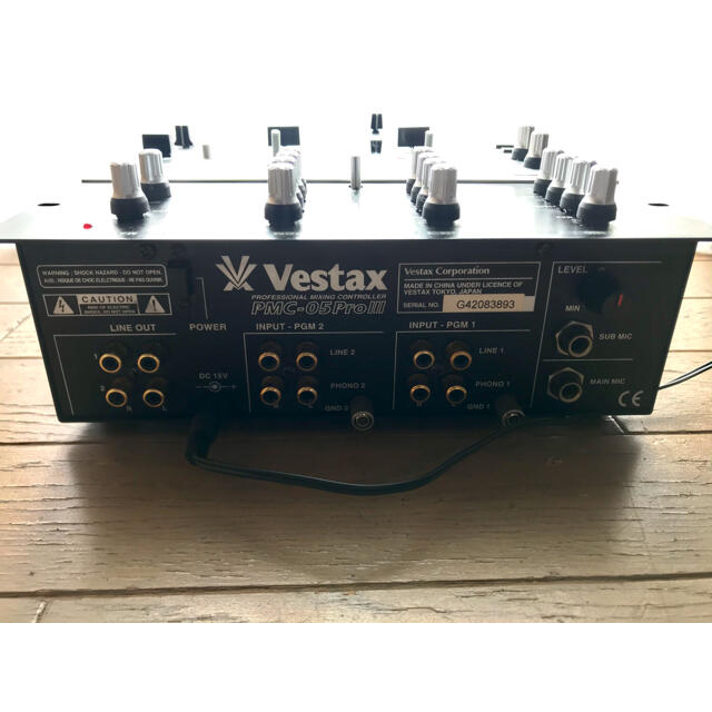 美品　Vestax DJミキサー　PMC-05ProIII  楽器のDJ機器(DJミキサー)の商品写真