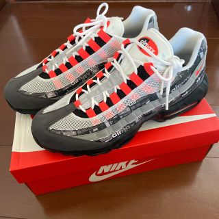 ナイキ(NIKE)のATMOS × NIKE AIR MAX 95 RED  エアマックス 95(スニーカー)