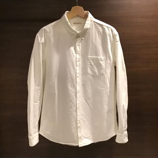 ステュディオダルチザン(STUDIO D'ARTISAN)のButton Down Shirt  白【OR-5035C】 size40(シャツ)