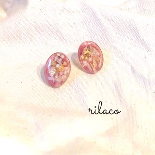 ✳︎SALE✳︎ドライフラワー入りピアス(ピアス)