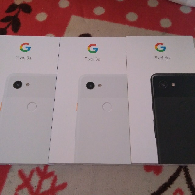 新品未使用品　pixel 3a　3台まとめてスマートフォン/携帯電話