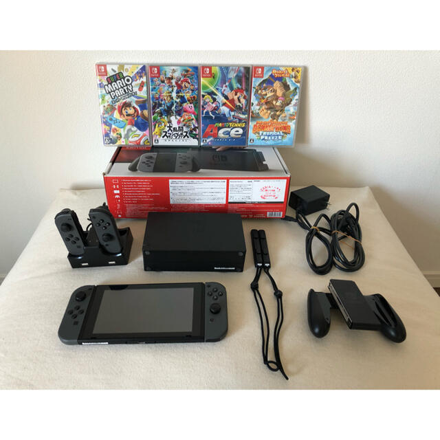 Nintendo Switch JOY-CON グレー 本体  HAC-S-KA