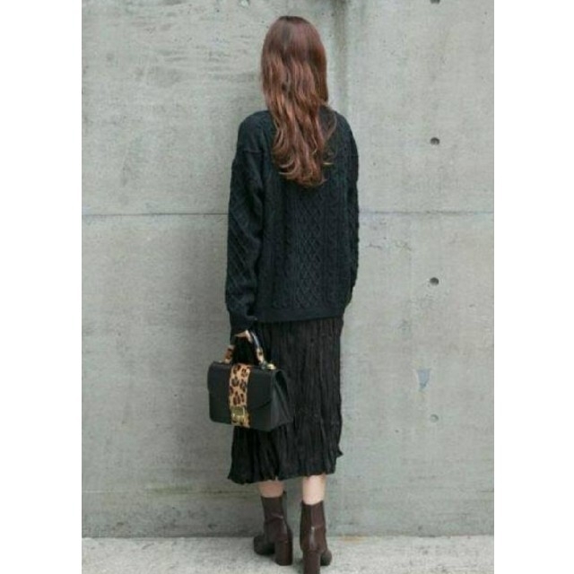 VICKY ビッキー セットアップ ニット&フェイクスエードプリーツスカ 1