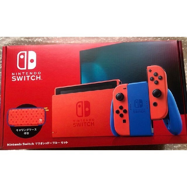 ゲームソフト/ゲーム機本体Nintendo Switch マリオレッド×ブルー セット