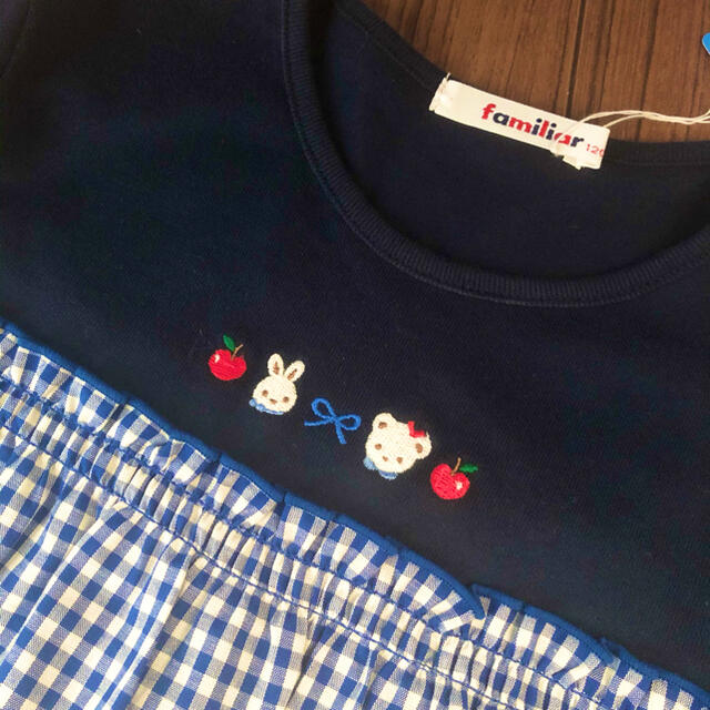 高評価低価 familiar - ファミリア 新品チュニック 120の通販 by