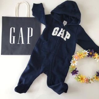 ベビーギャップ(babyGAP)の新品♡baby gap♡くま耳 カバーオール ジャンプスーツ 足付き　ジャンパー(ジャケット/コート)