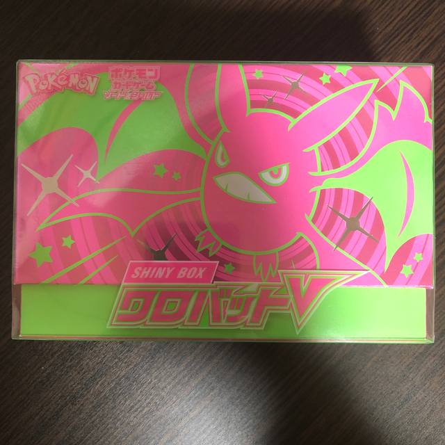 ポケモンカード　シャイニーボックス　クロバットV  1box シュリンク付き　！