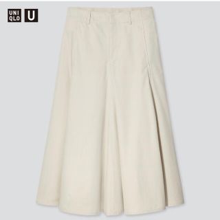 ユニクロ(UNIQLO)のユニクロユー　コットンツイルフレアスカート  ルメール(ロングスカート)