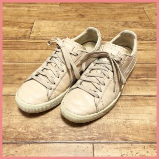 プーマ(PUMA)のPUMA プーマ スニーカー 25.5cm ベージュ ヌメ革 ナチュラル(スニーカー)