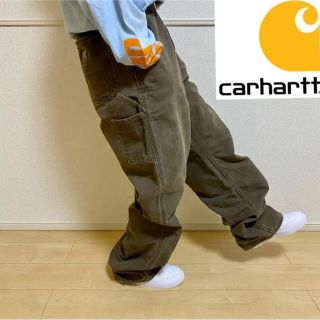 カーハート(carhartt)の【Mexico製】カーハート ダック地 革タグ ペインターパンツ ゆるだぼ(ワークパンツ/カーゴパンツ)