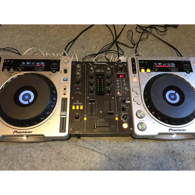 Pioneer CDJ-800、mk2、ミキサーDJM-400 3点フルセット www