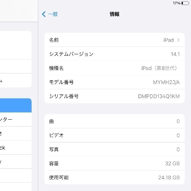 iPad 第8世代 wifi+cellular 32GB