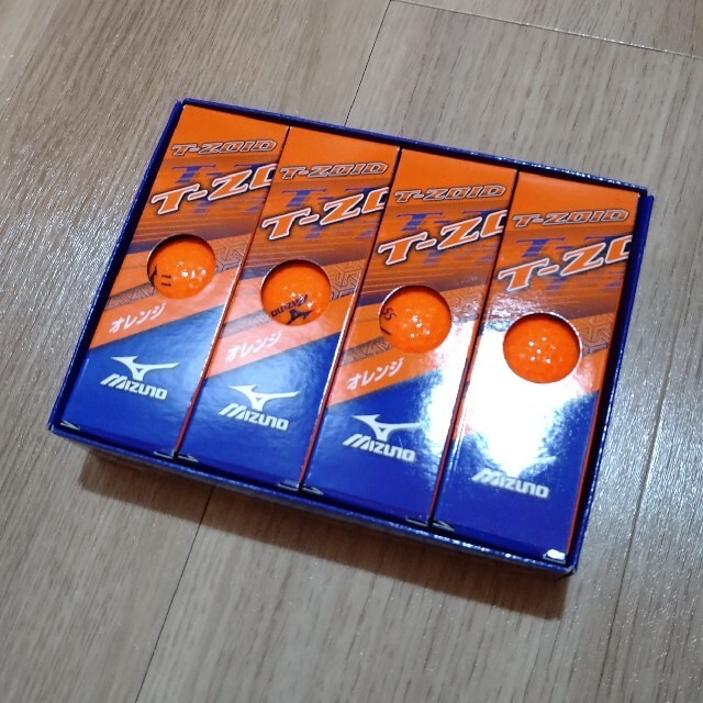 MIZUNO(ミズノ)のMIZUNO(ミズノ) ゴルフボール T-ZOID　(カラー:オレンジ) スポーツ/アウトドアのゴルフ(その他)の商品写真