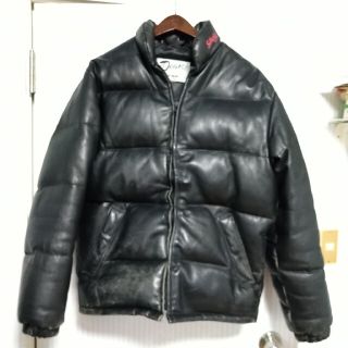 ショット(schott)のSchott ショット　レザーダウンジャケット(ダウンジャケット)