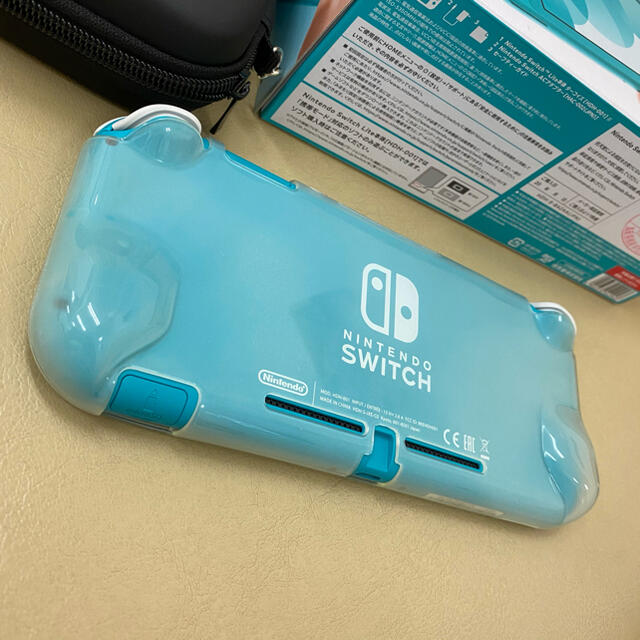 Nintendo Switch(ニンテンドースイッチ)のNintendo Switch  Lite ターコイズ　おまけ色々ボタン未使用 エンタメ/ホビーのゲームソフト/ゲーム機本体(家庭用ゲーム機本体)の商品写真