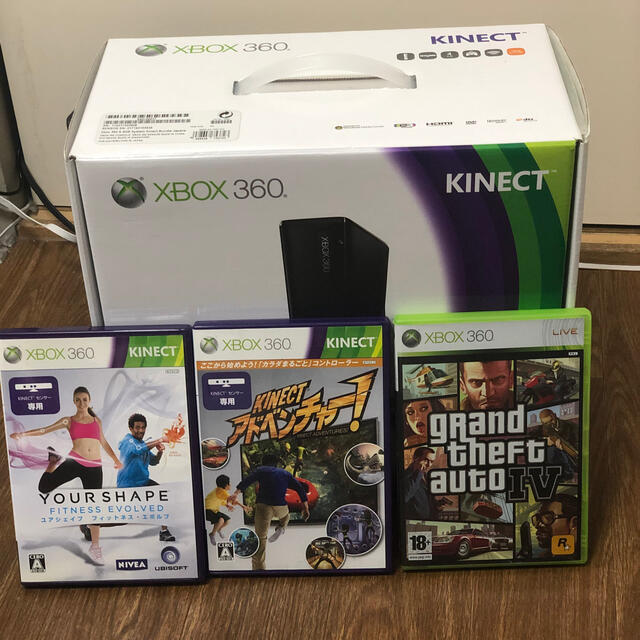 Xbox360 - Xbox 360 4GB ＋ Kinect（キネクト）の通販 by Peyton ホウテイ's  shop｜エックスボックス360ならラクマ