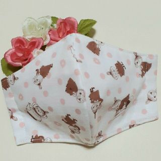 リトルミー(Little Me)のリトルミィ♡立体インナーマスク　ホワイト　ハンドメイド(その他)