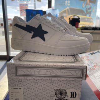 アベイシングエイプ(A BATHING APE)のA BATHING APE BAPE STA LOW  白　28.0 US 10(スニーカー)