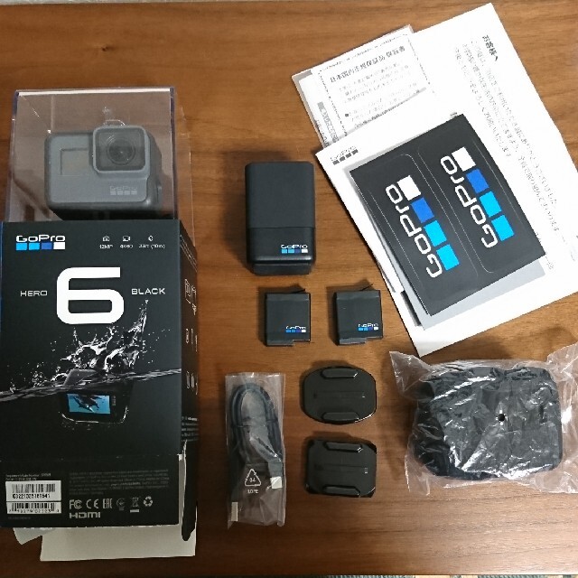 ビデオカメラGoPro HERO6 ＋ デュアルバッテリーチャージャー