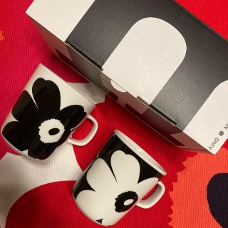 マリメッコ(marimekko)の新品★ マリメッコ　marimekko 70周年　マグカップ　ペア(グラス/カップ)