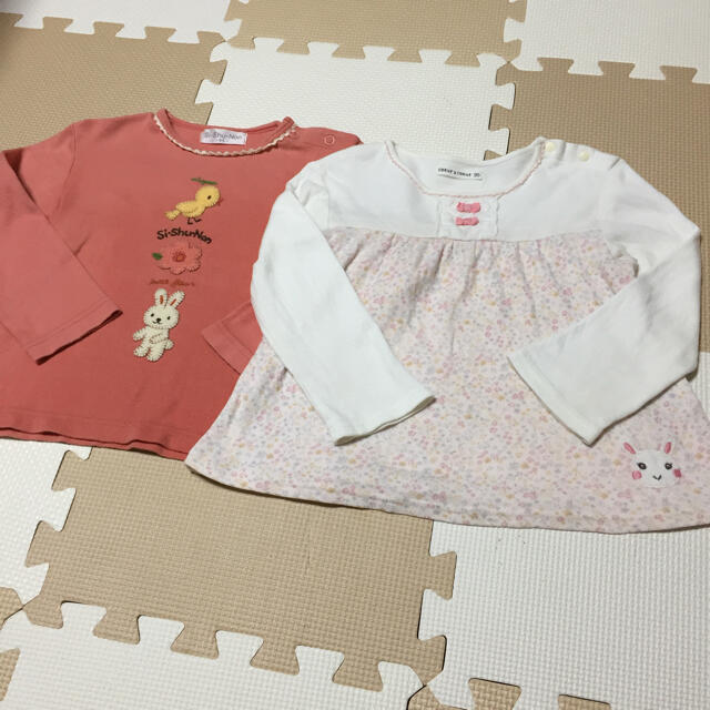 coeur a coeur(クーラクール)のシシュノン・クーラクールトップス 95 キッズ/ベビー/マタニティのキッズ服女の子用(90cm~)(Tシャツ/カットソー)の商品写真