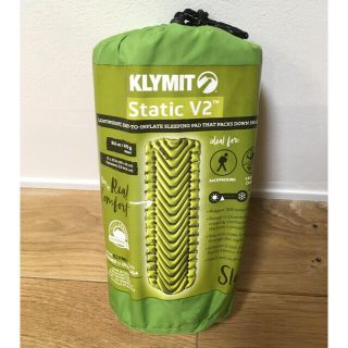 サーマレスト(THERMAREST)のklymit スリーピングパッド　Static V2(寝袋/寝具)