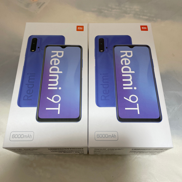 Xiaomi Redmi 9T 4GB/64GB 2台セット スマホ/家電/カメラのスマートフォン/携帯電話(スマートフォン本体)の商品写真