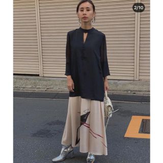 アメリヴィンテージ(Ameri VINTAGE)のMOTTY COLLAB DRESS(ロングワンピース/マキシワンピース)